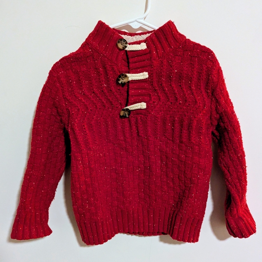 Cat & Jack Pullover Fisherman's Sweater
